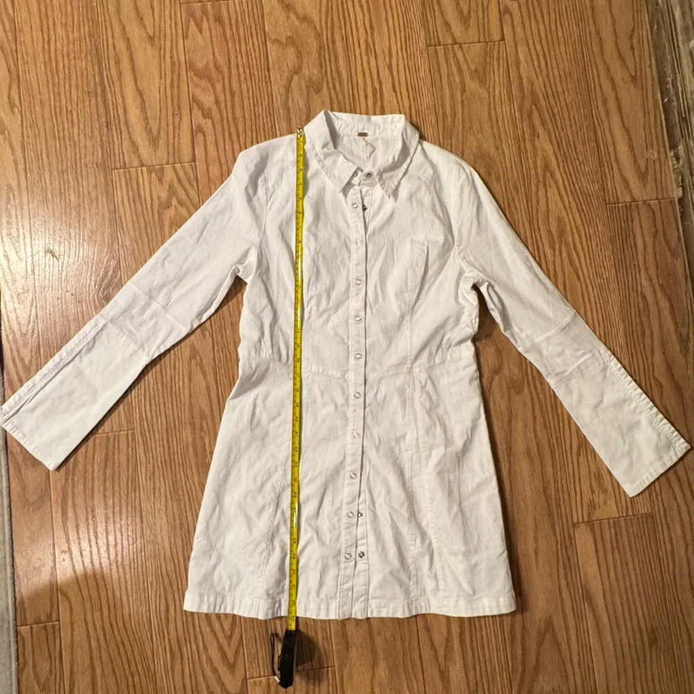Free People White Tunic / Shirt Dress – Size M
